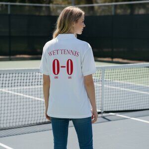NWOT Sofi Tukker WET TENNIS Signature Polo - Unisex - Sz S